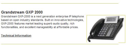 Grandstream GXP 2000 - 8